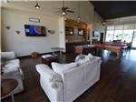 View larger image of Inside of the recreation room at KATY LAKE RV RESORT image #10