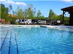 View larger image of The swimming pool area at VALLEY RIVER RV RESORT image #5
