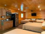 Interior of a rental cabin at D & S CAMPGROUND & LODGE - thumbnail