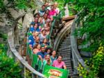 People enjoying the roller coaster at LAKE COMPOUNCE CAMPGROUND - thumbnail