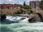 Rolling waters on the river near NORTH SPOKANE RV CAMPGROUND - thumbnail