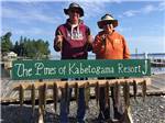 Anglers showing off today's catches at PINES OF KABETOGAMA RESORT - thumbnail