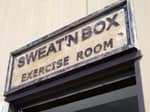 Sweat'n Box Exercise Room sign - thumbnail