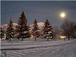 The campsites in snow at WILD GOOSE MEADOWS RV PARK - thumbnail