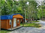 View larger image of One of the wooden cabins at LAUREL LAKE CAMPING RESORT image #11