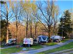 View larger image of Overhead view of RVs parked on-site at COBBLE HILL CAMPGROUND image #7