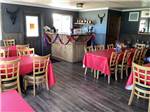 Dining area decorated for event at ROLLINS RV PARK & RESTAURANT - thumbnail
