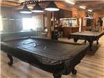Three pool tables in the rec room at ENCORE HOLIDAY TRAVEL PARK - thumbnail