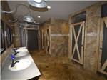 View larger image of Inside of the clean bathrooms at BAR J HITCHIN POST RV image #6