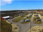 View larger image of Aerial view over campground at BAR J HITCHIN POST RV image #12