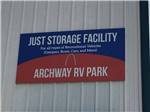 The storage facility sign at ARCHWAY RV PARK - thumbnail