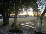 The horseshoe pits by the RV sites at WORLAND RV PARK AND CAMPGROUND - thumbnail