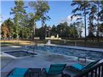 View larger image of The swimming pool and hot tub at GRAND TEXAS RV RESORT image #11