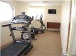 The exercise room with windows at ROUTE 66 RV RESORT - thumbnail