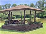 A covered seating area - thumbnail