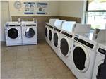 View larger image of Interior of laundry room at TYLER OAKS RV RESORT image #2