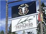 The front entrance sign at THE HEMLOCKS RV AND LODGING - thumbnail