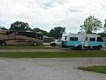 Parked RV at site Camp Mi Casa on the Route RV Park - thumbnail