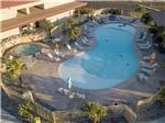 View larger image of Aerial view of pool area at BERRY CREEK RANCHERIA RV PARK image #8