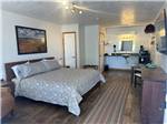 A king size bed in a rental - thumbnail