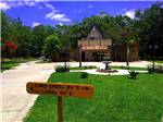 The driveway to the office building at OKEFENOKEE PASTIMES CABINS & CAMPGROUND - thumbnail