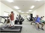 View larger image of A group of people in the exercise room at RETAMA VILLAGE image #6