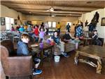 View larger image of Dining area filled with campers at WHISTLE STOP RV RESORT image #3