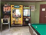 View larger image of Pinball machines and games for guests at HIDDEN SPRINGS RV RESORT image #12