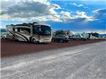 Gravel road through RV park at Springerville RV Park - thumbnail