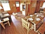 Inside one of the rental cabins at HAT CREEK RESORT & RV PARK - thumbnail