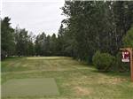 View larger image of Hole number one at the golf course at BEAR PAW PAR 3 GOLF COURSE  RV PARK image #2