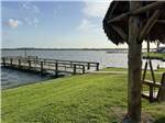 A view of 2 piers on the bay - thumbnail