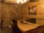 View larger image of The woody dining area at WILDWOOD RV VILLAGE image #7