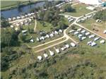 Aerial view of campground at RIVERSIDE CAMPING & RV RESORT - thumbnail