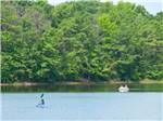 View larger image of Campers boating on the lake at THOUSAND TRAILS LAKE  SHORE image #5