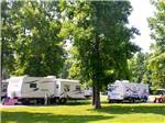 Trailers camping at campsite at THOUSAND TRAILS CHESAPEAKE BAY - thumbnail