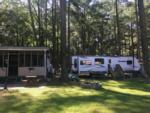 Parked RV at Duckneck Campground - thumbnail