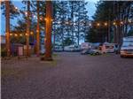 Evening in the RV park  - thumbnail