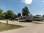 Trailer's parked at site Yogi Bear's Jellystone Park at Keystone Lake - thumbnail