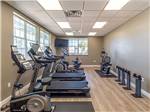 View larger image of The inside exercise room at SUNKISSED VILLAGE RV RESORT image #8
