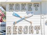The resort name on the side of the building at KO-KET RESORT - thumbnail