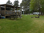 Covered porch at Flat Creek Marina and RV - thumbnail