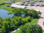 View of the pond and RV sites at TEXAS RANCH RV RESORT - thumbnail