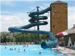 View larger image of Towering water slide at the pool at FAIRMONT RV RESORT image #8