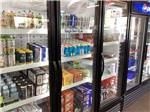The refrigerators in the general store at FAIRMONT RV RESORT - thumbnail