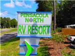 View larger image of The front entrance sign at PENSACOLA NORTH RV RESORT image #4