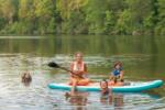 People on a standup paddle board - thumbnail