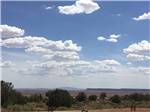 The blue sky with white clouds at KAIBAB PAIUTE TRIBAL RV PARK - thumbnail