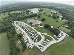 Aerial view of motorhome sin campsites at CEDAR CREEK RESORT & RV PARK - thumbnail