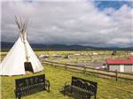 View larger image of A teepee overlooking the RV sites at KALISPEL RV RESORT image #3